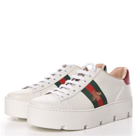 gucci ace trainers harrods|Women's Ace embroidered platform trainer .